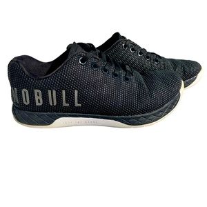 Unisex NOBULL Trainers Black SuperFabric Sneakers Size Women's 5.5 Men's 4